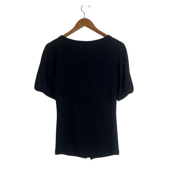 Jones New York luxe black knit shirt. Size small - Picture 7 of 7